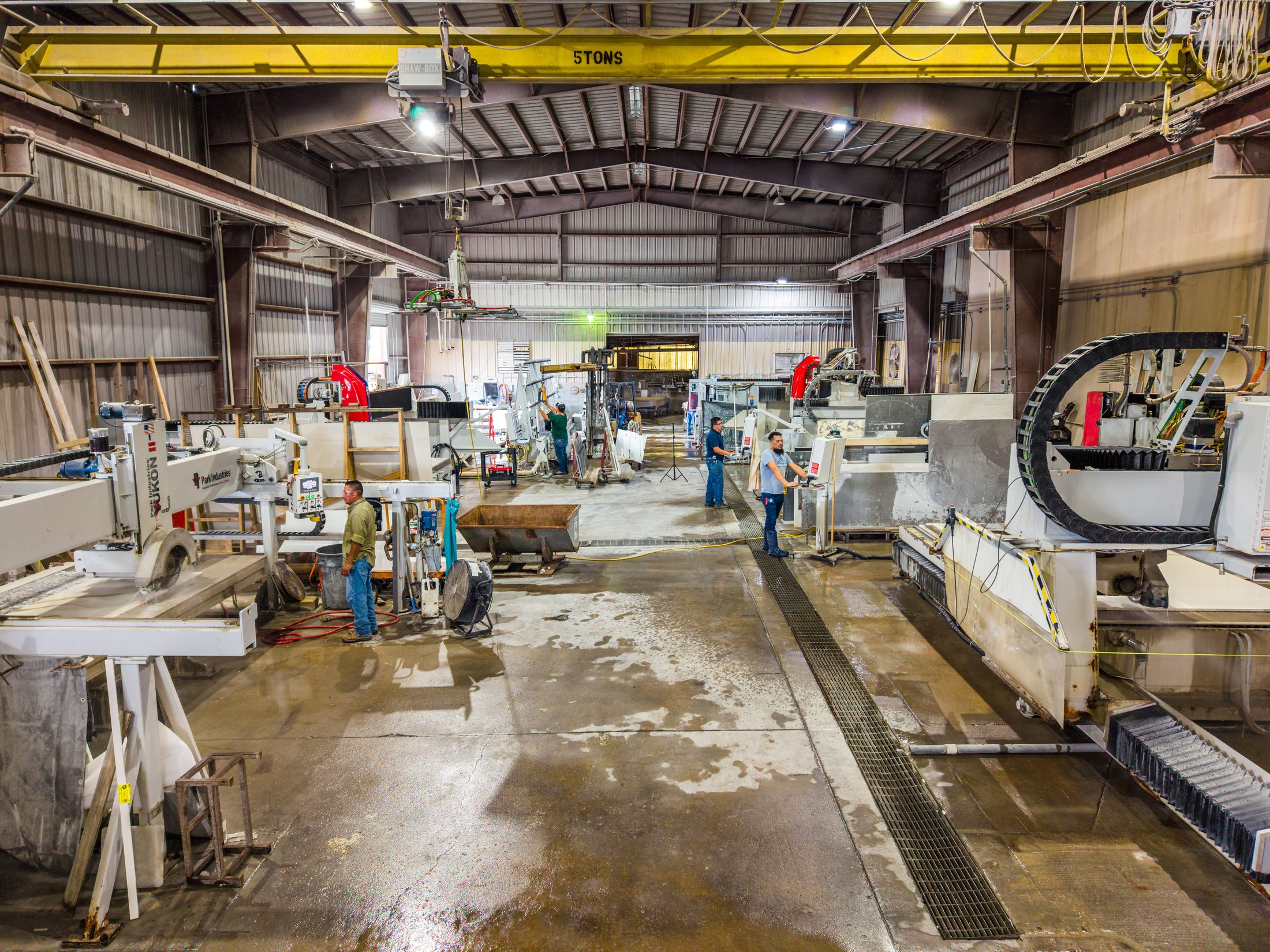 Cangelosi fabrication shop floor