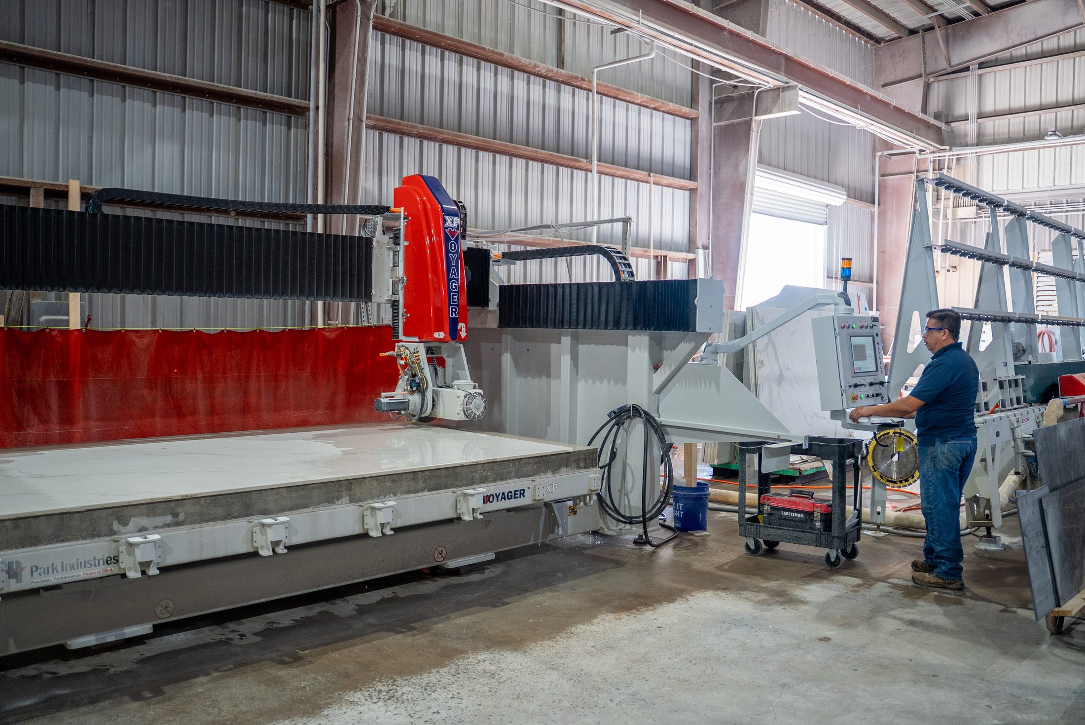 Commercial stone fabrication